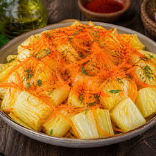 Капуста с шафраном по-корейски