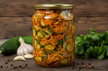 Салат из огурцов по-корейски