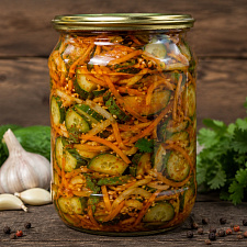 Салат из огурцов по-корейски